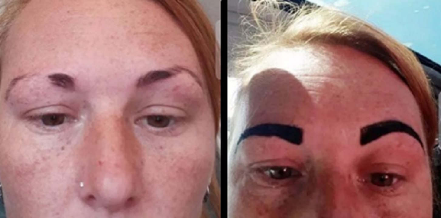 Son esthéticienne se rate et lui fait les sourcils de Angry Birds