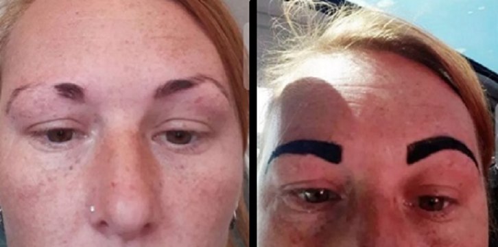 Son esthéticienne se rate et lui fait les sourcils de Angry Birds