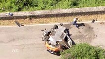 ERC  Rally Roma 2020 Day 1 Fourmaux Big Crash Rolls