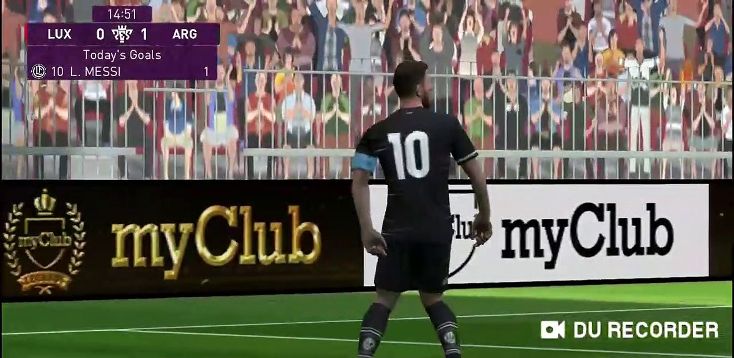 ARGENTINA vs LUXEMBOURG - Pes 2020 Mobile- Pro Evolution Soccer - Country tour(Android/ios) Matchday #01