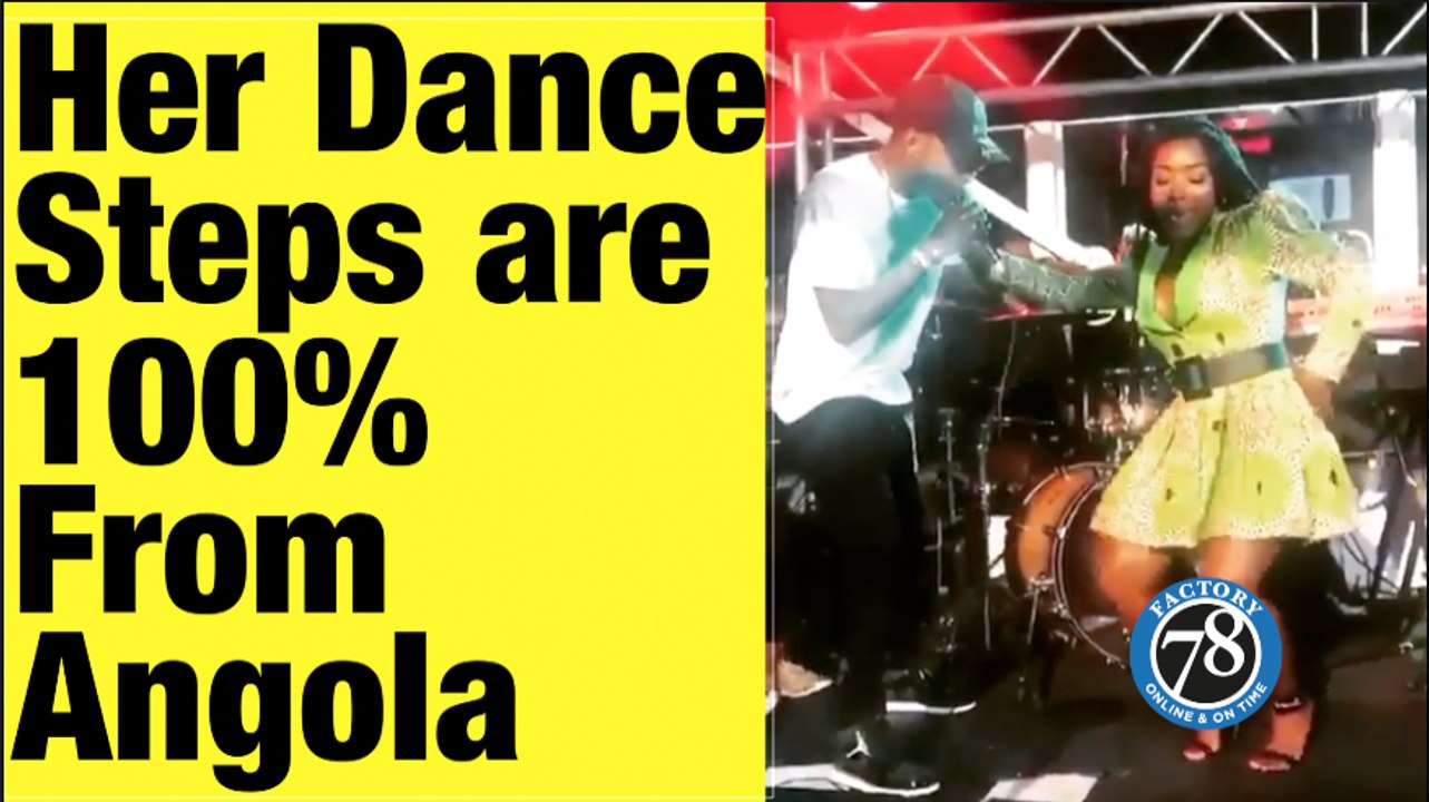 AFRICAN DANCE MOVES: Her Dance Steps is 100% From Angola, Your Thought?