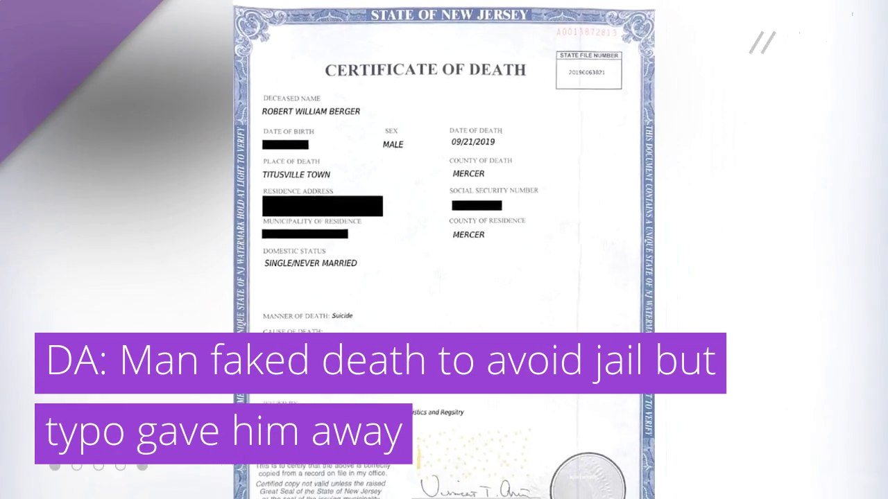 DA: Man faked death to avoid jail but typo gave him away, and other top stories from July 26, 2020.