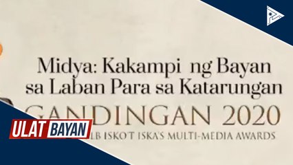 Télécharger la video: PTV, pinarangalan sa Gandingan Awards 2020