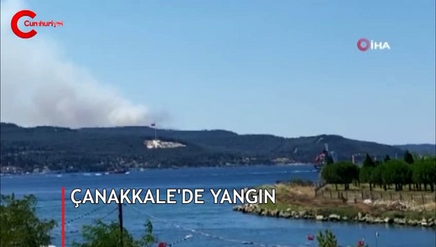 Tarihi Gelibolu Yarımadası yine alevlere teslim oldu