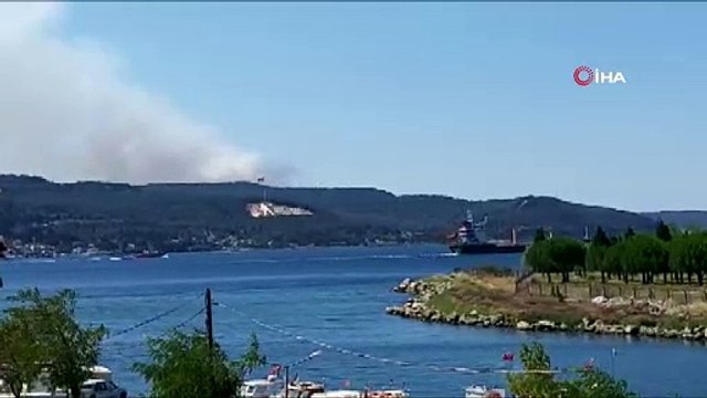 Çanakkale'de yangın! Ekipler olay yerinde
