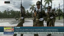 teleSUR homenaje a Fidel Castro y Hugo Chávez, impulsores del proyecto