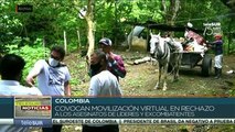 Colombia: convocan a movilización virtual por asesinatos de líderes