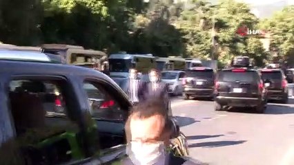 Cumhurbaşkanı Erdoğan, taksi ve minibüs şoförleriyle sohbet etti