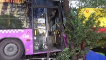 Kadıköy’de otobüs Müjdat Gezen Sanat Merkezi’nin bahçesine girdi: 5 yaralı