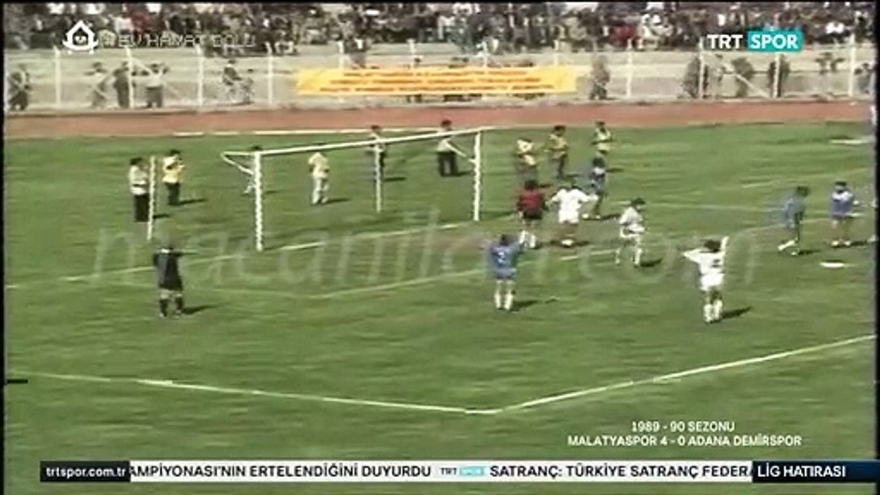 Malatyaspor 4-0 Adana Demirspor [HD] 29.04.1990 - 1989-1990 Turkish 1st League Matchday 31 + Post-Match