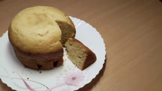 Without oven baked vanilla cake|| homemade vanilla cake||easy cake recipr