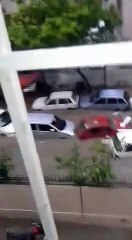 Cars are Swimming in Rainy Water