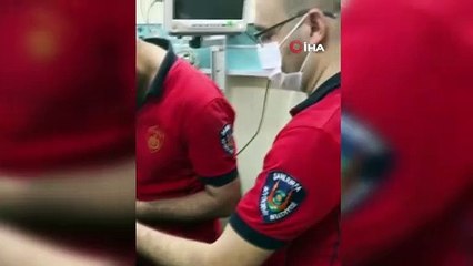 Kadının parmağındaki yüzük kesilerek çıkartıldı