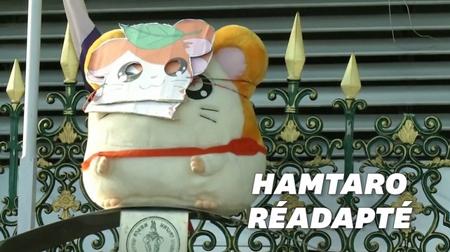 En Thaïlande, le manga Hamtaro devient le symbole des manifestants