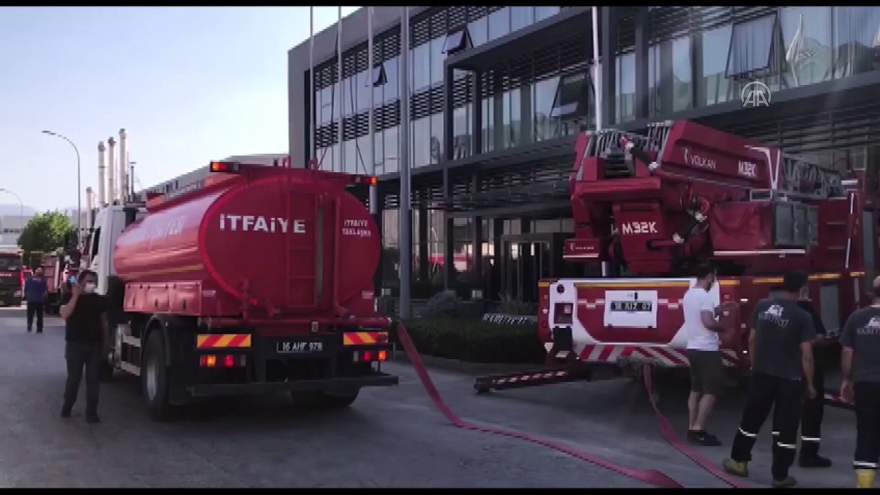 Tekstil fabrikasında çıkan yangın söndürüldü - BURSA