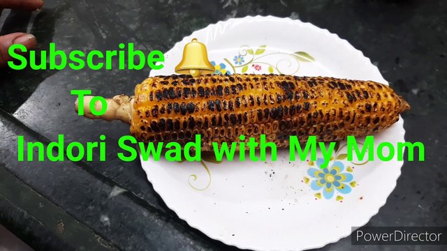 Roasted Corn Masala in gas stove/सड़क के किनारे जैसा भुट्टा घर पर भुने/Bhutta masala/Street food