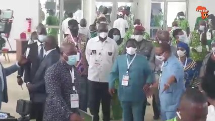 Bédié arrive à la convention du PDCI