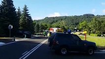 Colisión entre una furgoneta y un coche, en un accidente con siete heridos en Sumbilla
