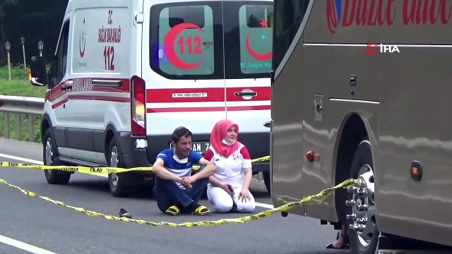 Düzce’de yolcu otobüsünün çarptığı kadın hayatını kaybetti