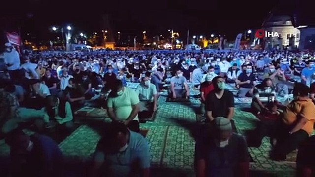 İkinci sabahta da Ayasofya Camisine yoğun ilgi