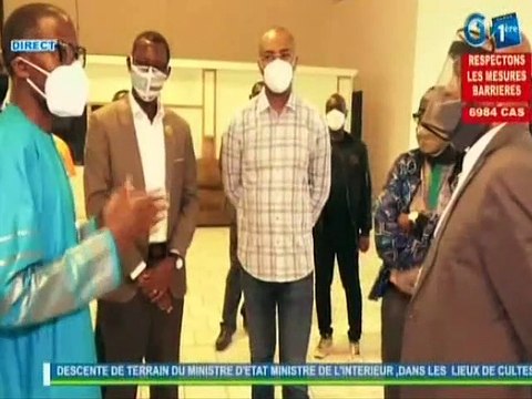 RTG/ Visite de plusieurs lieux de culte faite par le ministre de l’intérieur et le ministre de la santé