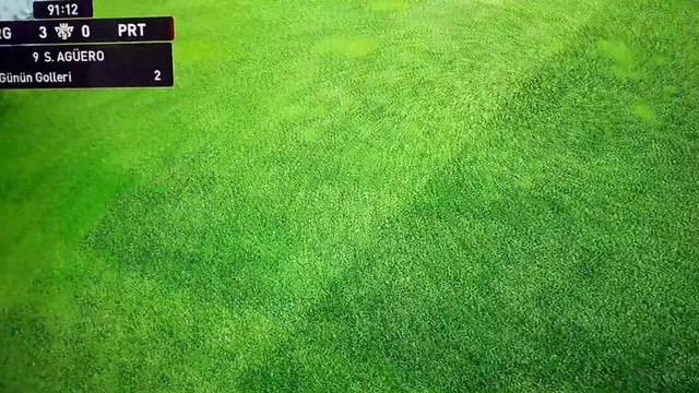 Sergio Agüero Bicycle Kick Goal (Argentina - Portugal PES 2020)