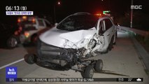 영동고속道 차량 5대 연쇄 추돌…9명 사상