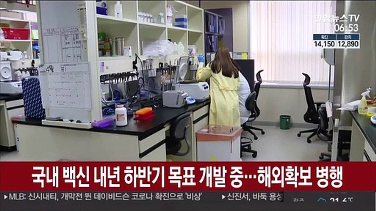 국내 백신 내년 하반기 목표 개발 중…해외확보 병행