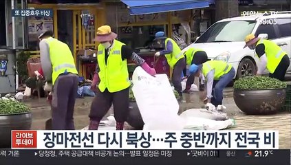 "복구할 틈도 없이"…장마 북상, 또 200㎜ 폭우