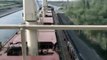 Ship Time lapse Video of Bulk Carrier Crossing Canal