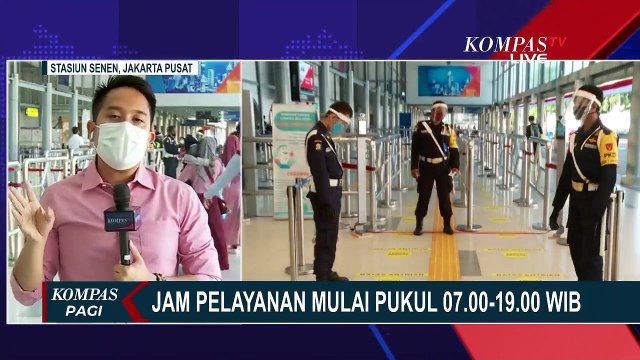 Tes Cepat Massal Bagi Penumpang Jarak Jauh di Stasiun Senen