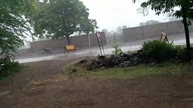 तेज़ उमस व गर्मी के बाद तेज़ बारिश से अजयपुर क्षेत्र में किसानों के चेहरे खिले