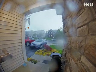 House Hit by Lightning Strike