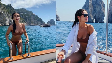 Amy Jackson Corona काल में Italy पहुंची, Social Media पर छाया Bikini LOOK Boldsky