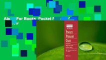 About For Books  Pocket Primary Care  Review