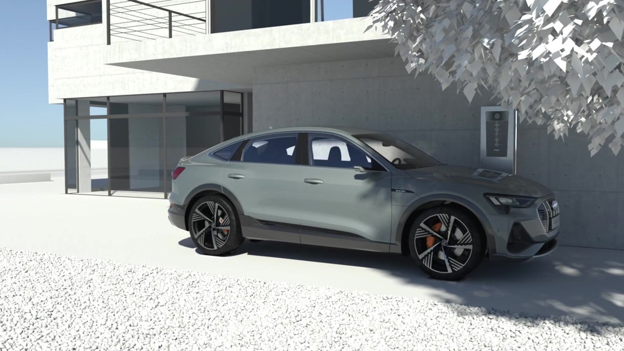 Audi Bidirektionales Laden - Forschungsprojekt Animation