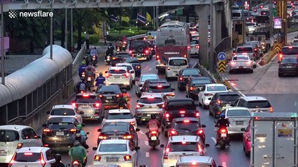 Crowds return to Bangkok bus stations as Thailand eases lockdown for public holiday