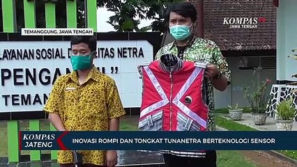 Inovasi Rompi dan Tongkat Tunanetra Berteknologi Sensor