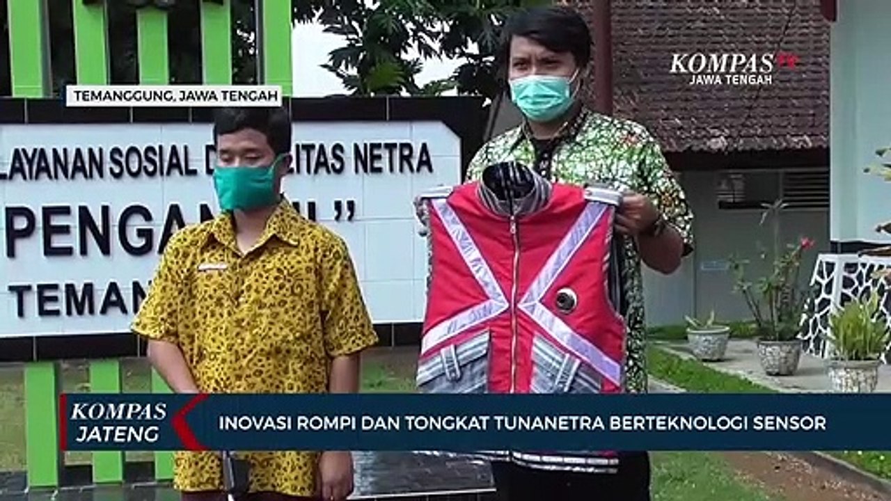 Inovasi Rompi dan Tongkat Tunanetra Berteknologi Sensor