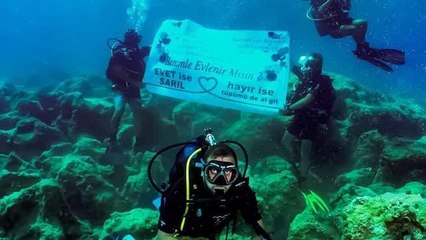 Su altında büyük sürpriz