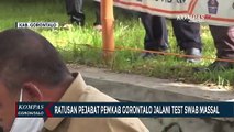 Ratusan Pejabat Pemkab Gorontalo  Jalani Test Swab Massal
