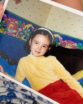 Ce cliché d’Agathe Auproux, enfant, fait fondre les internautes