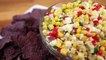 Colorful Corn Salad with Queso Fresco and Lime Vinaigrette