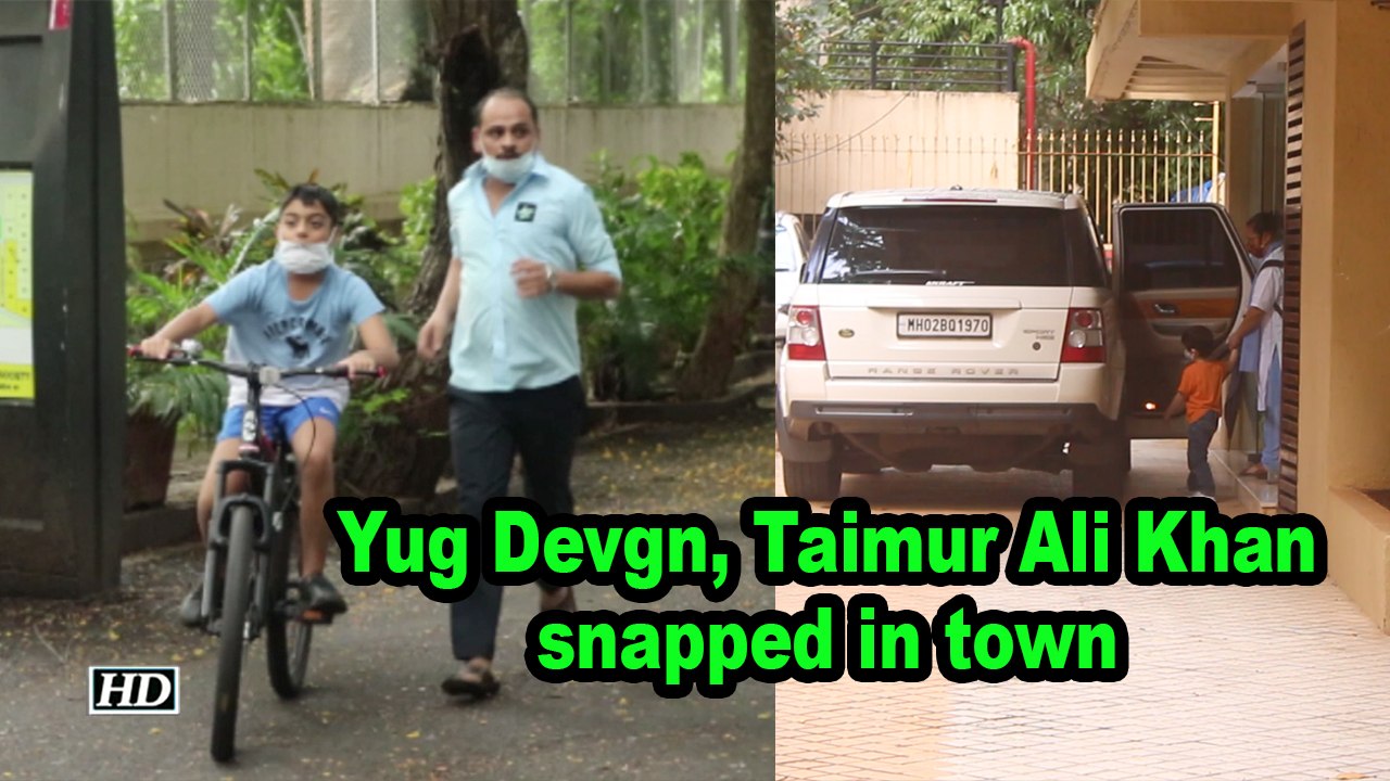 Yug Devgn Taimur Ali Khan snapped in town