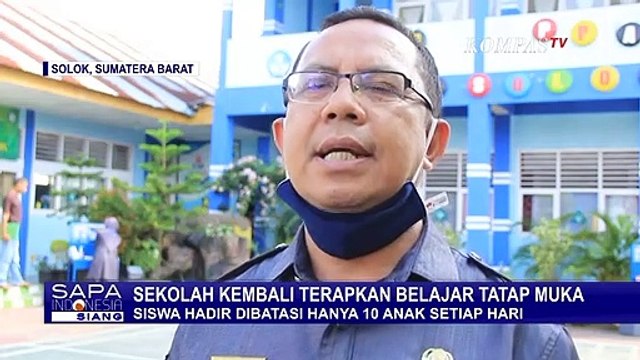 Sekolah Dasar Ini Lakukan Uji Coba Belajar Tatap Muka