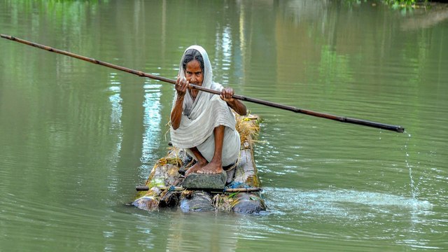 Assam flood fury: People in Morigaon forced to live on roads