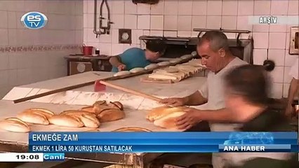 Ekmek 1 lira 50 kuruştan satılacak