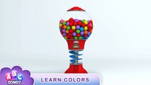 Colors for Children to Learn with Gumball Machine - Learning Colors Videos for Children