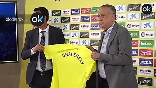 Presentación de Unai Emery con el Villarreal