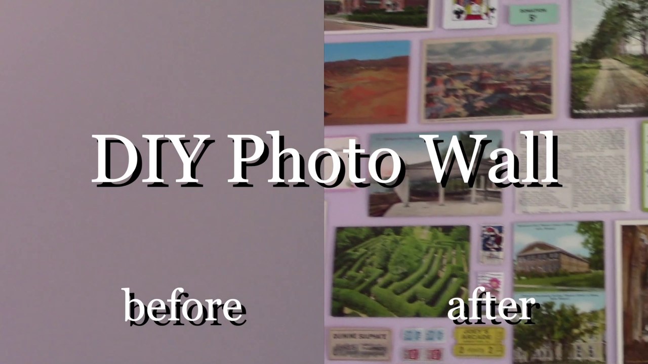 DIY Photo Wall!